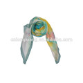 65*180cm Light Green Color Large Digital Printed Silk Chiffon Scarf